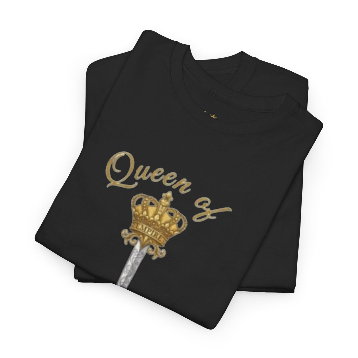 EMPIRE Skull Crown Heavy Cotton Tee — Bold Women's Streetwear