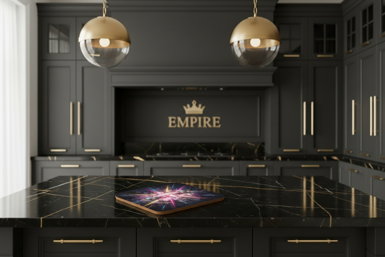 Coaster Empire explosion verre - Mockup 1