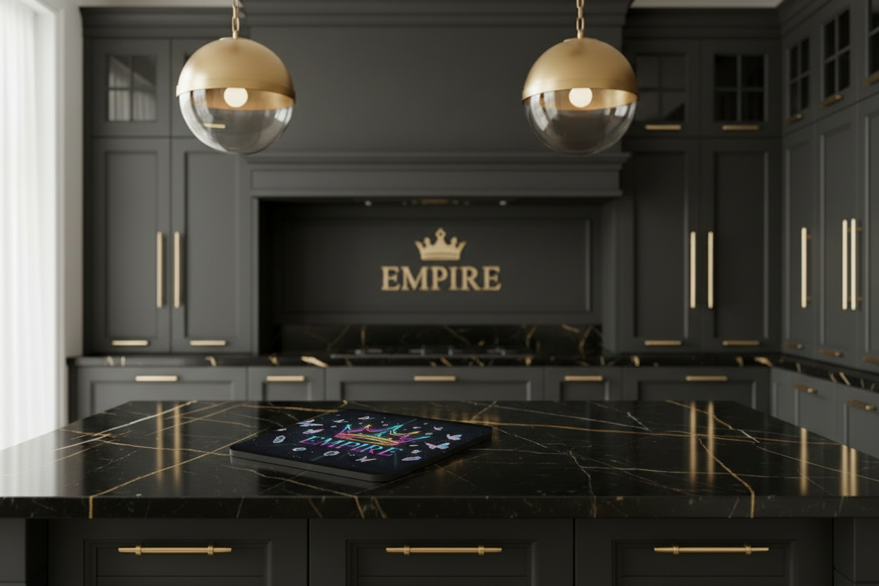 Coaster Empire holographique papillons - Mockup 1