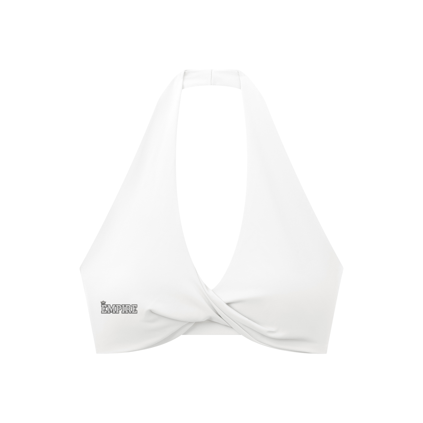 EMPIRE Pleated Halter Sports Bra — Premium Women's Activewear