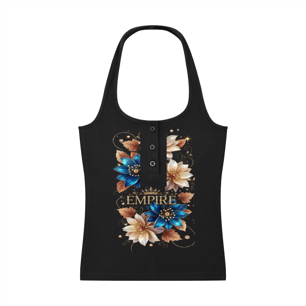 EMPIRE Women Tank Top — Ribbed Backless Collection