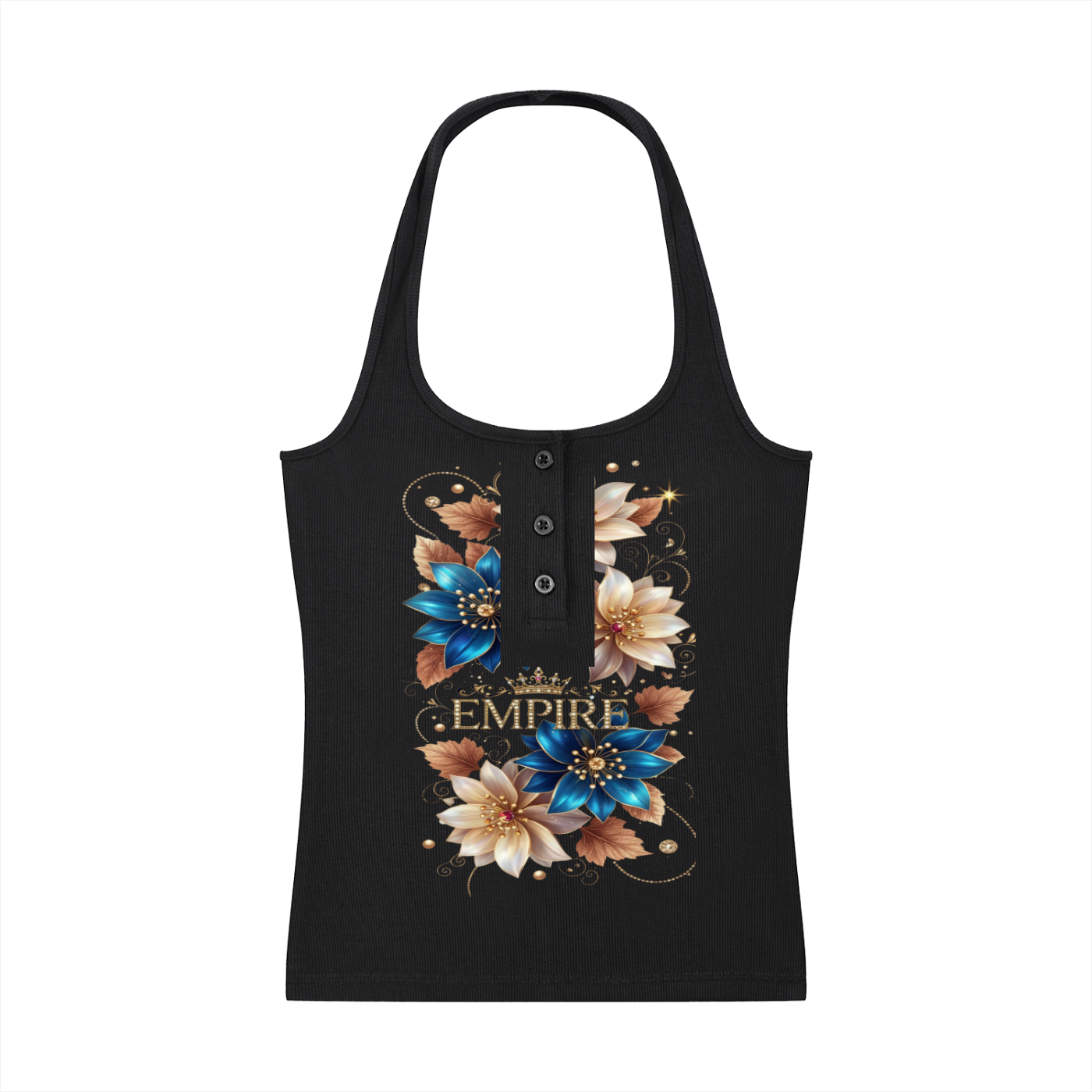 EMPIRE Women Tank Top — Ribbed Backless Collection