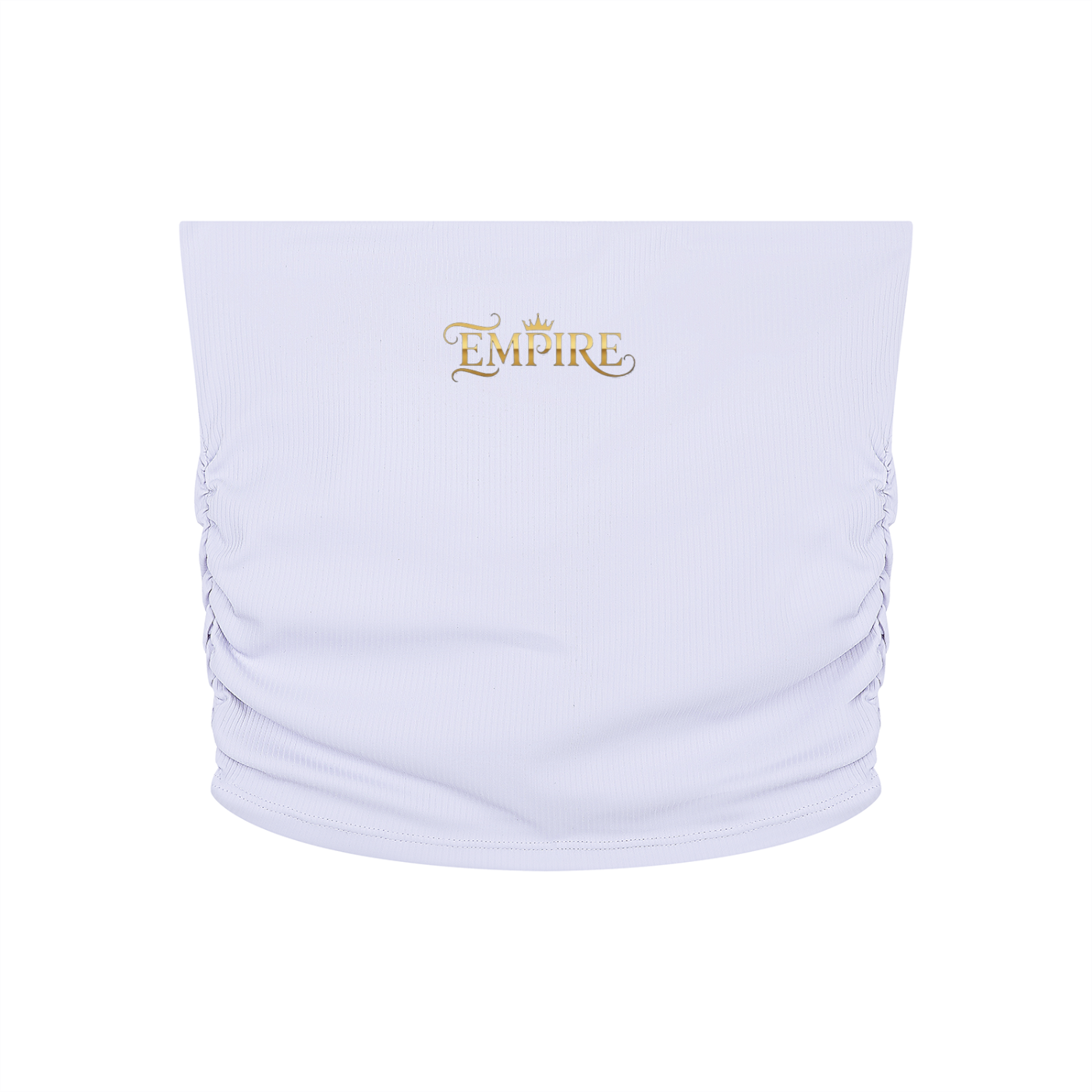 EMPIRE Ruched Crop Top — Performance Redefined