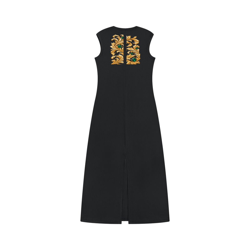 EMPIRE Women's Slim Sleeveless Dress — Green Emeraude