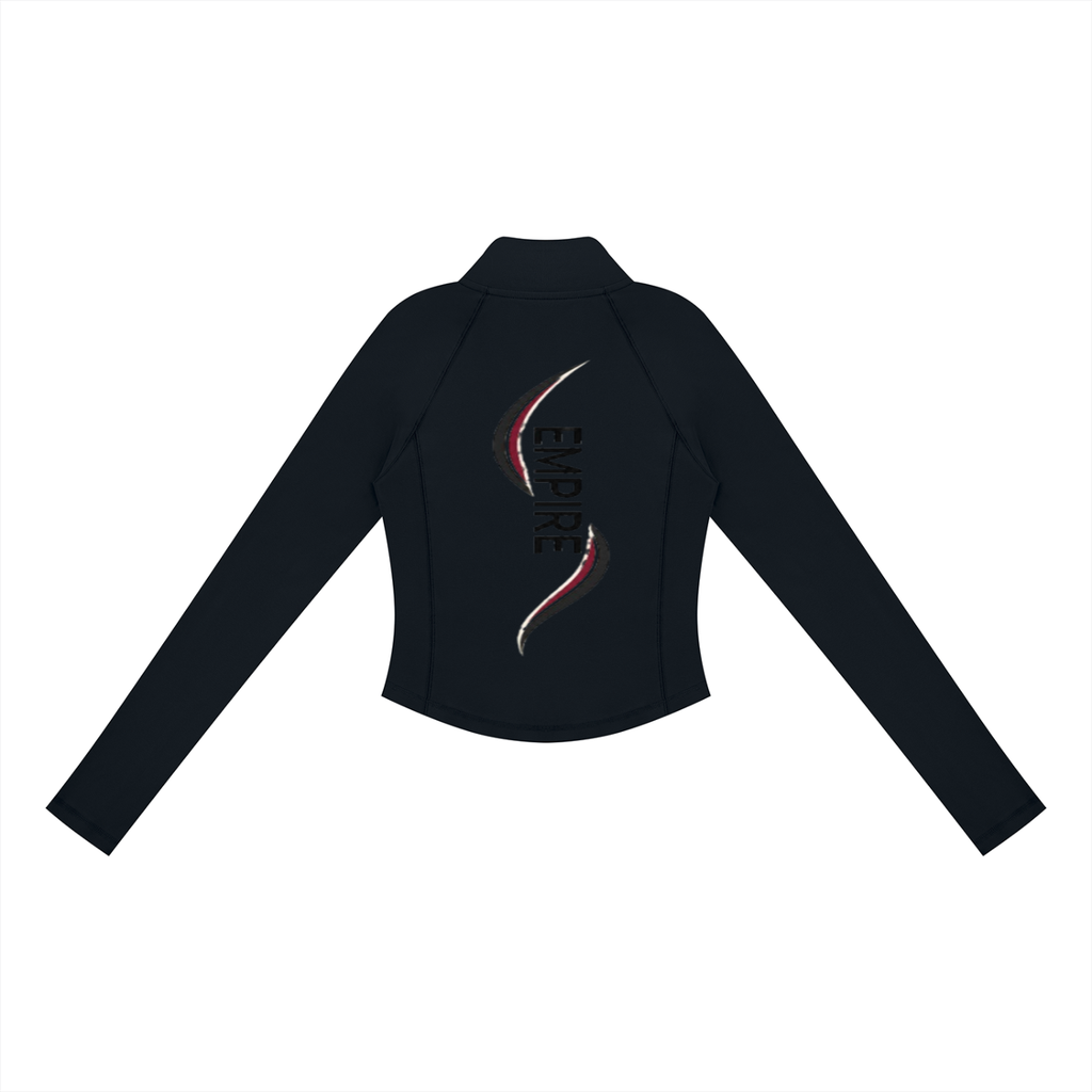 EMPIRE Women's Quarter-Zip Yoga T-Shirt — Flowline