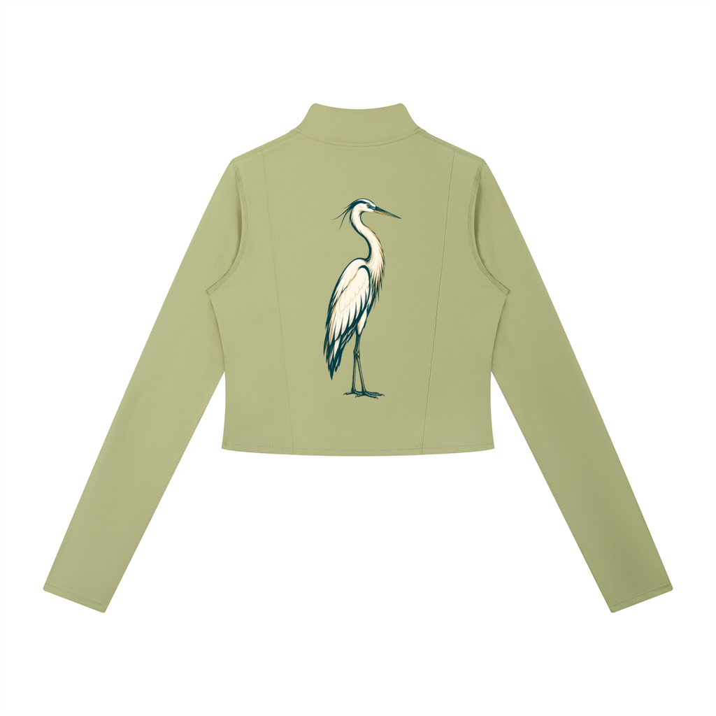 EMPIRE Women's Short Full-Zip Sports Jacket — Empire Night Heron