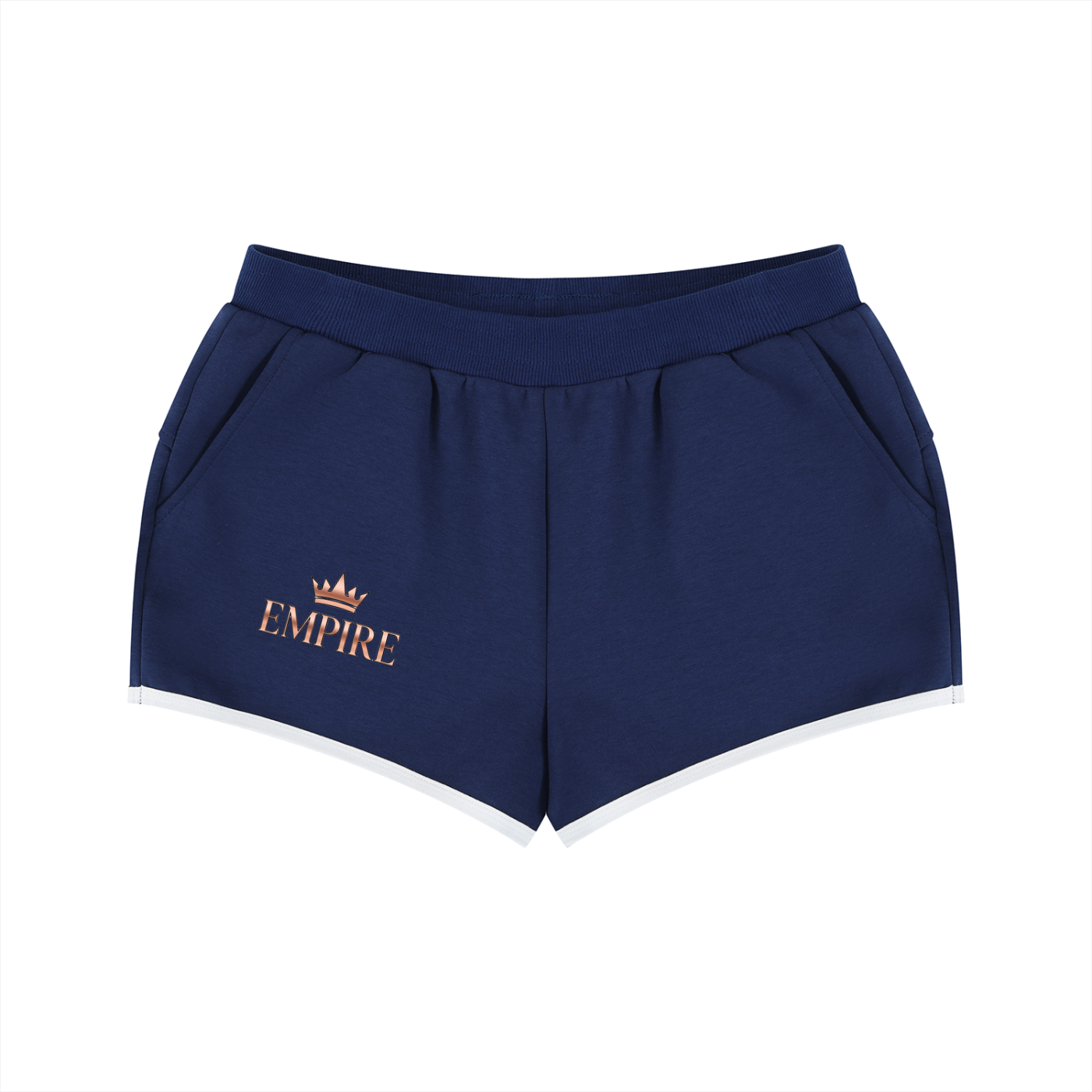 EMPIRE Retro Contrast Binding Shorts — Vintage Edge