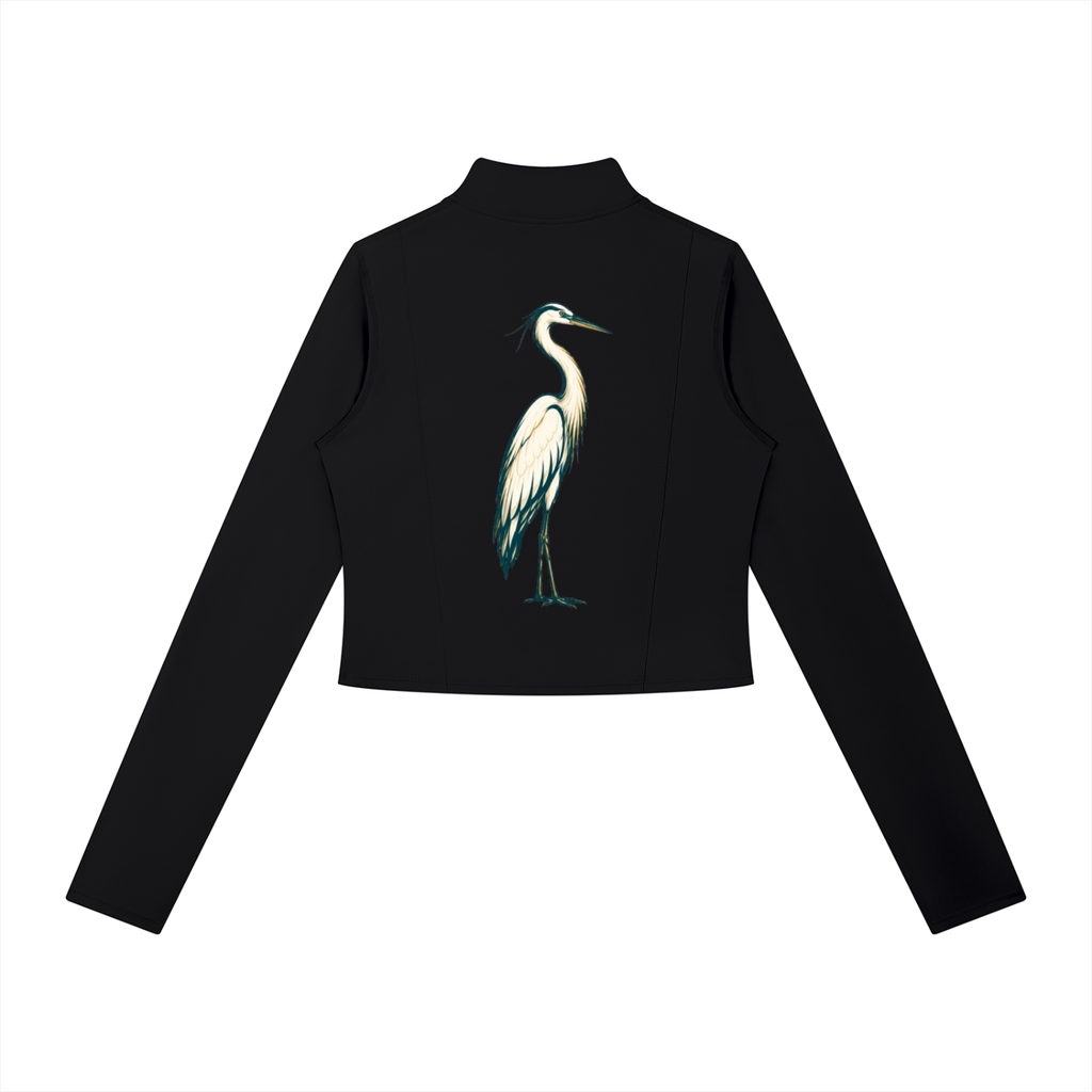 EMPIRE Women's Short Full-Zip Sports Jacket — Empire Night Heron