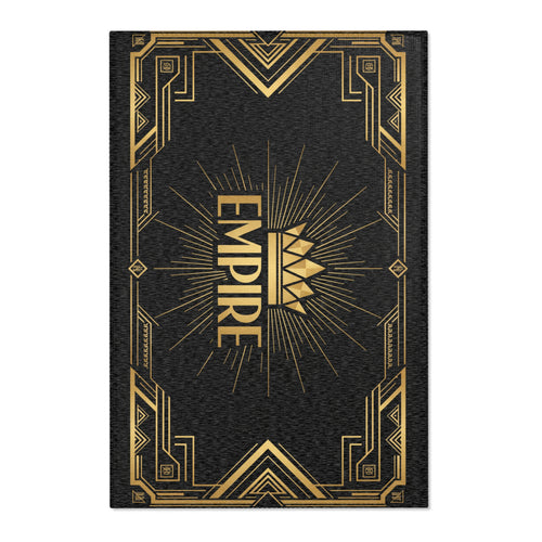 EMPIRE Area Rug — Art Deco Black & Gold