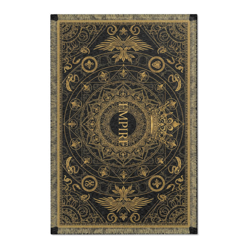 EMPIRE Area Rug — Sacred Geometry Mandala Gold