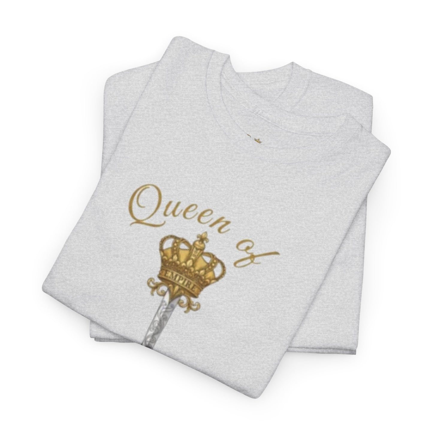 EMPIRE Skull Crown Heavy Cotton Tee — Bold Women's Streetwear