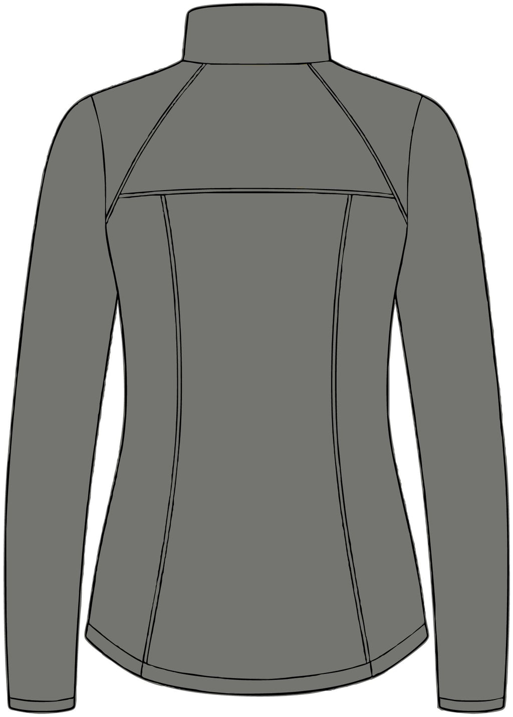 EMPIRE Women's Hybrid Softshell Jacket — Empire Purple Silver Scorpio