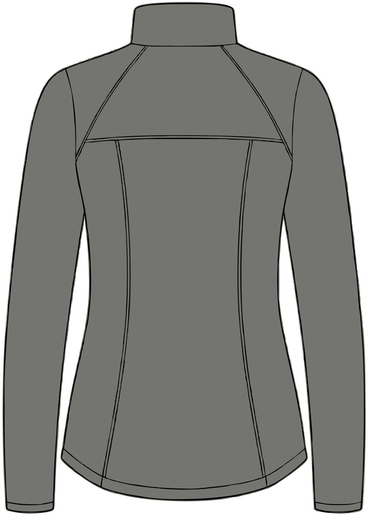 EMPIRE Women's Hybrid Softshell Jacket — Empire Purple Silver Scorpio