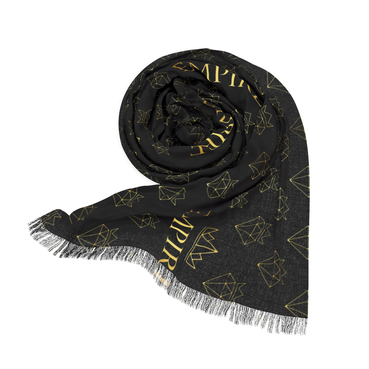 EMPIRE Men's Lightweight Scarf — Empire Gold Diamond crown