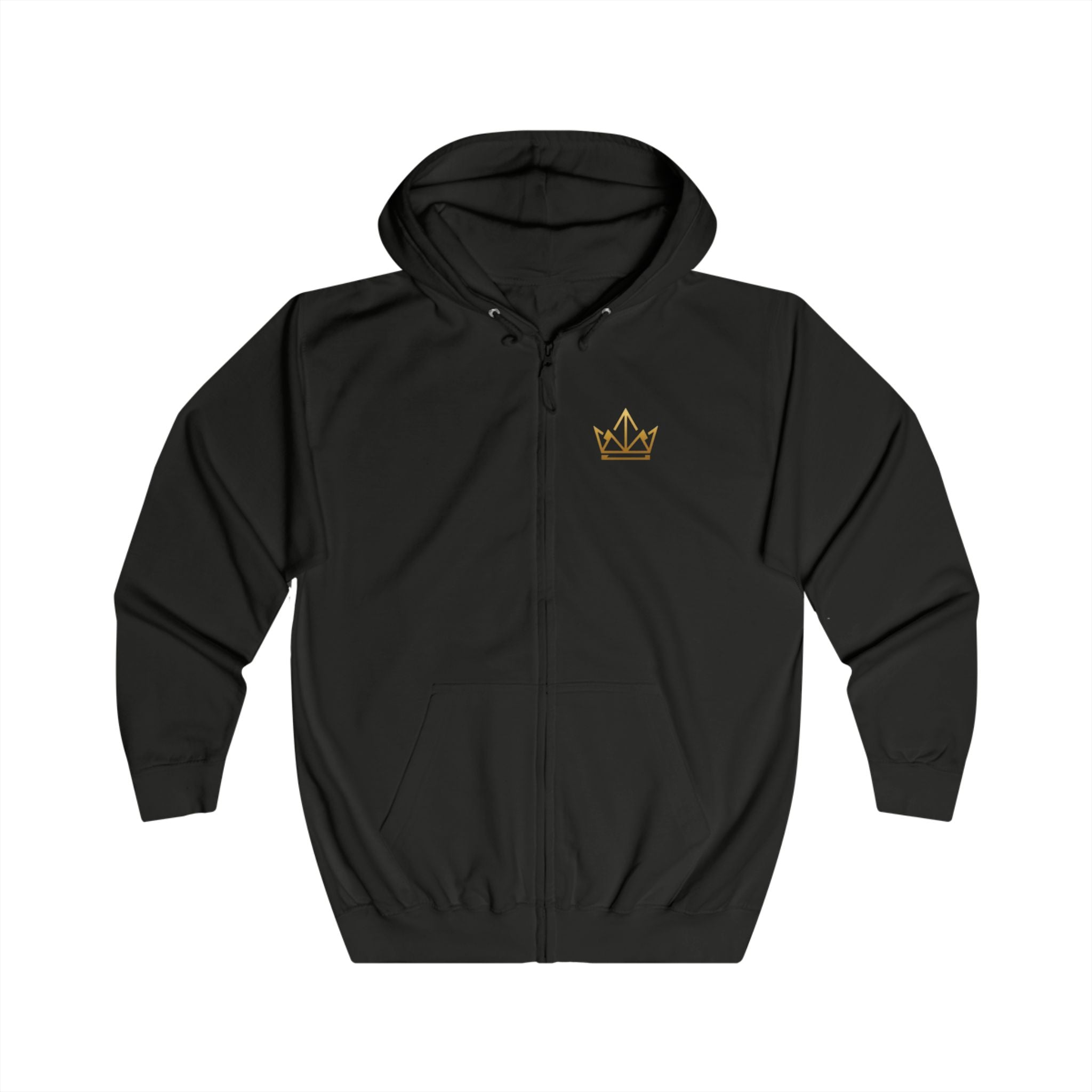 EMPIRE Royal Arms Full Zip Hoodie — Premium Men's Luxury Streetwear