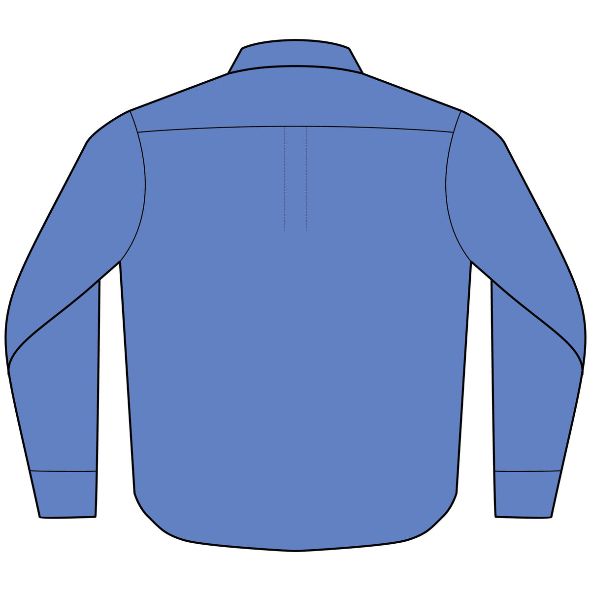 EMPIRE Men's Tall Long-Sleeve Button-Down Shirt — Crest