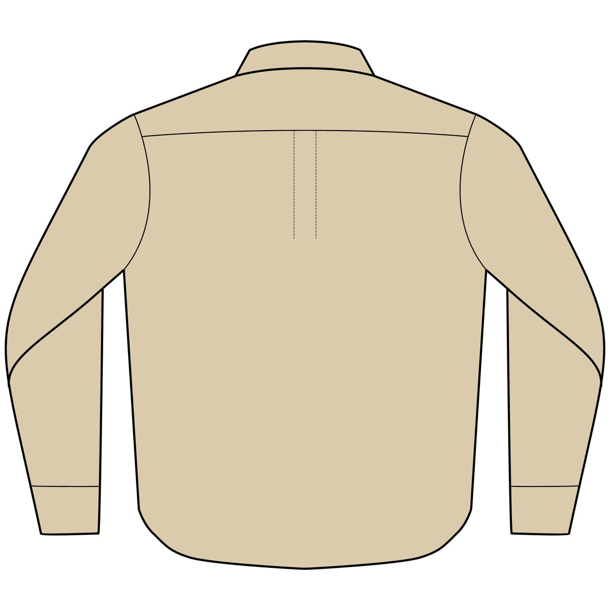 EMPIRE Men's Tall Long-Sleeve Button-Down Shirt — Crest