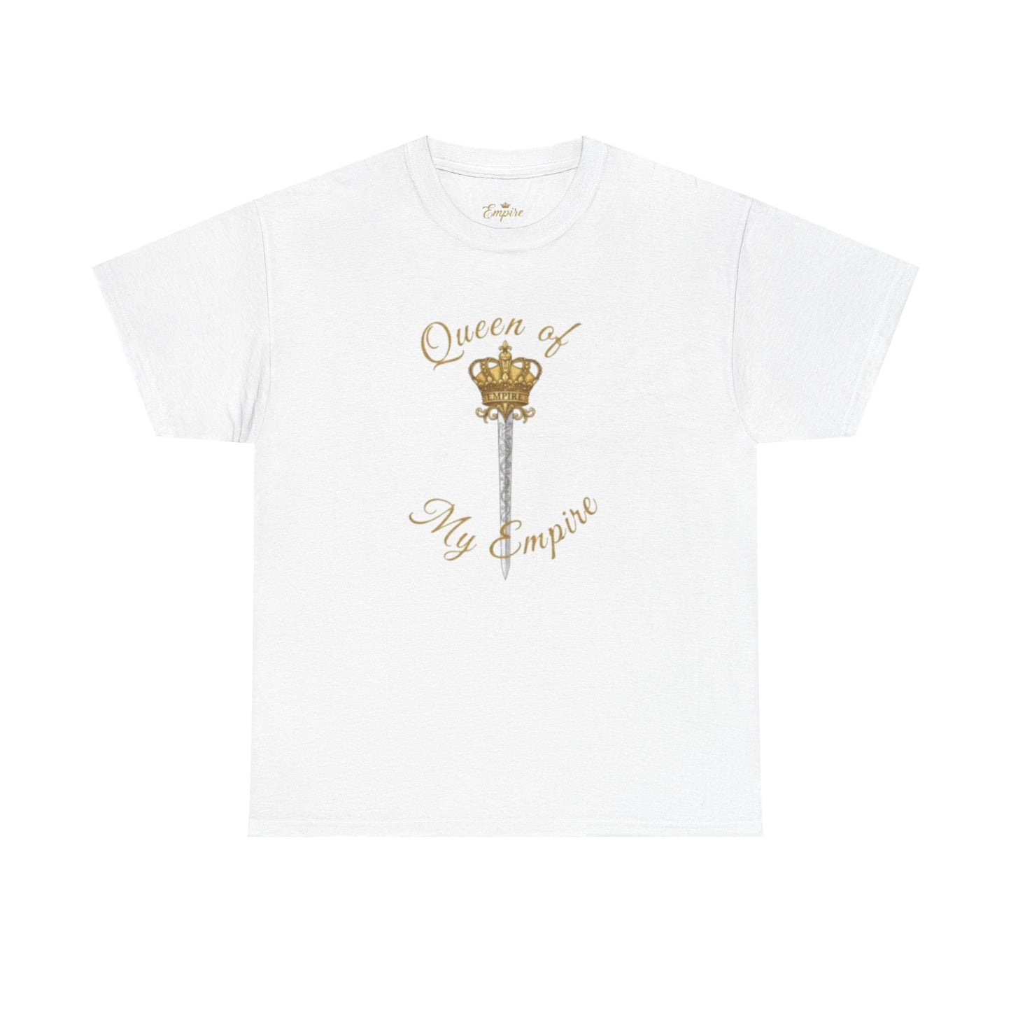EMPIRE Skull Crown Heavy Cotton Tee — Bold Women's Streetwear