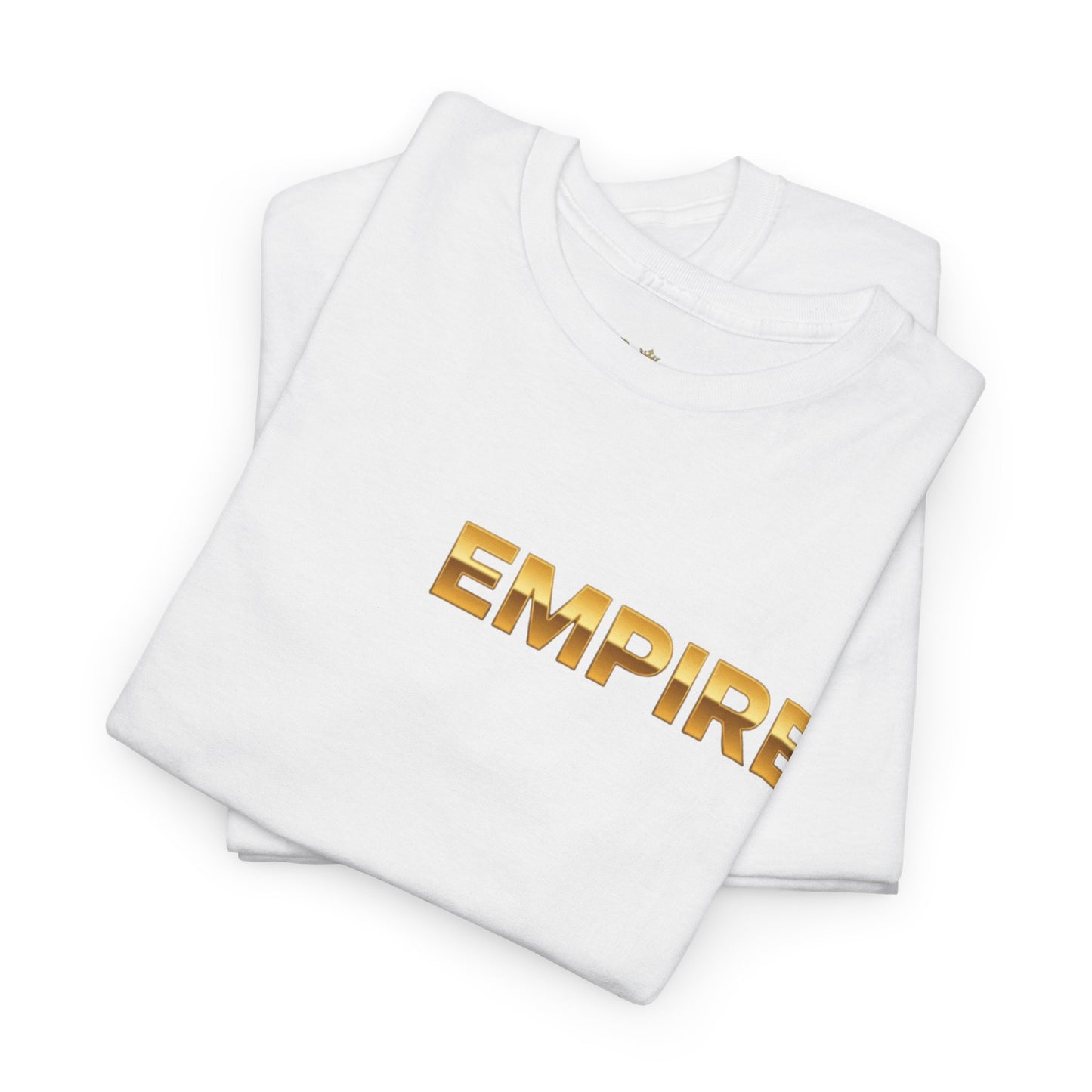 EMPIRE Crown Heavy Cotton Tee — Premium Men's T-Shirt