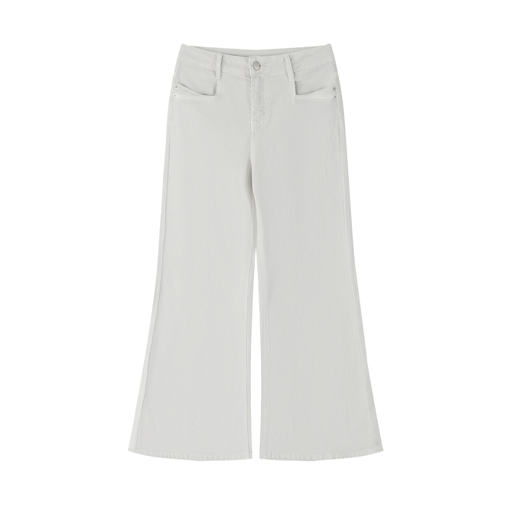 EMPIRE Vintage Wash Flared Leg Jeans — Effortless Silhouette