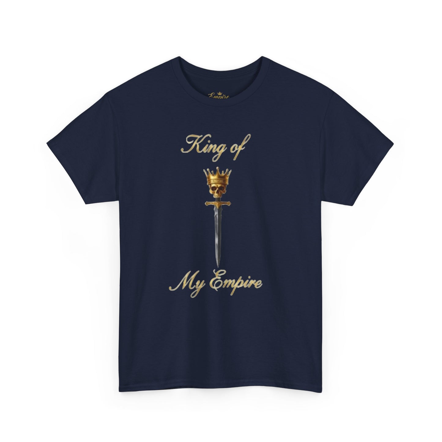 EMPIRE Crown Heavy Cotton Tee — Premium Men's T-Shirt