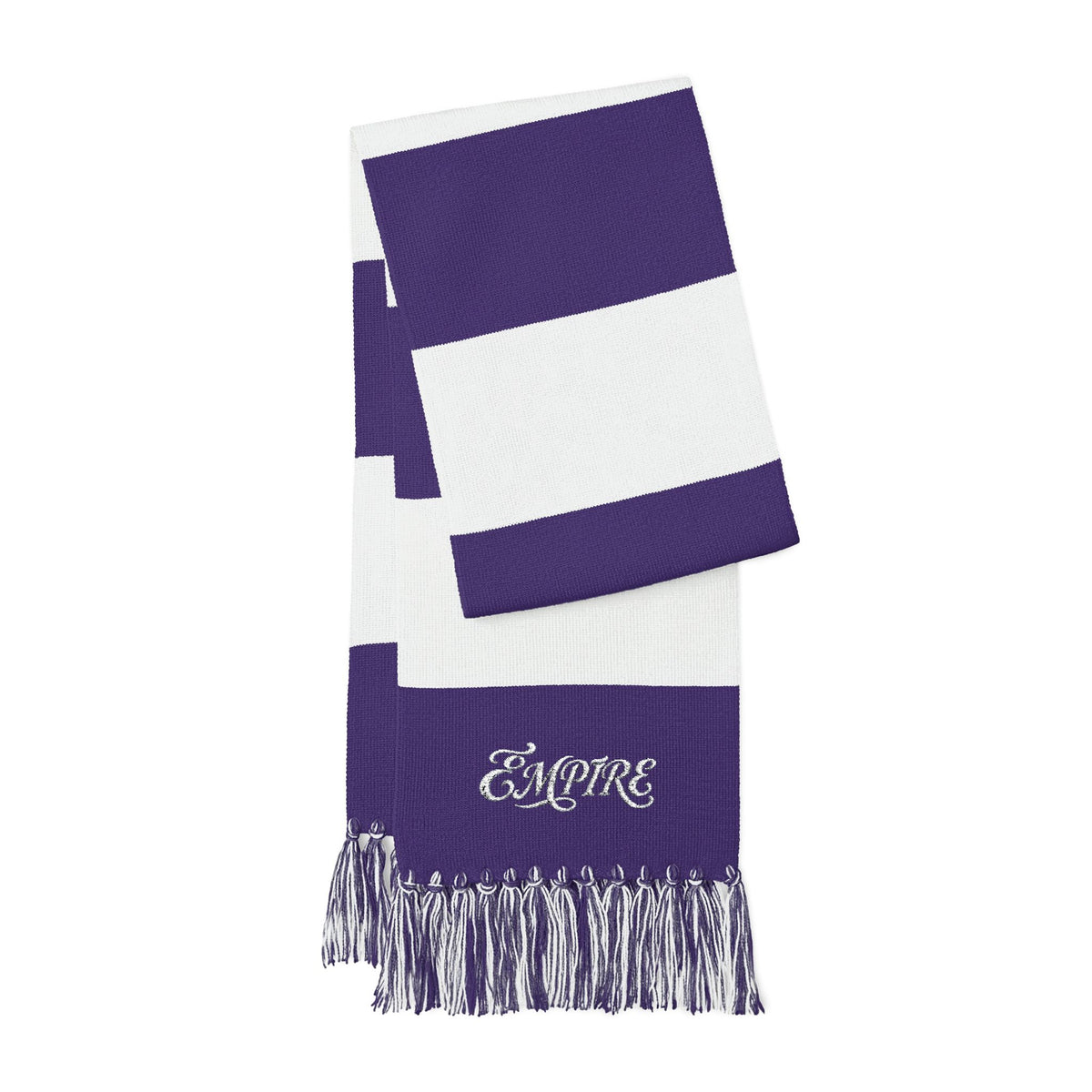 EMPIRE Women's Embroidered Fringed Scarf — Team Spirit