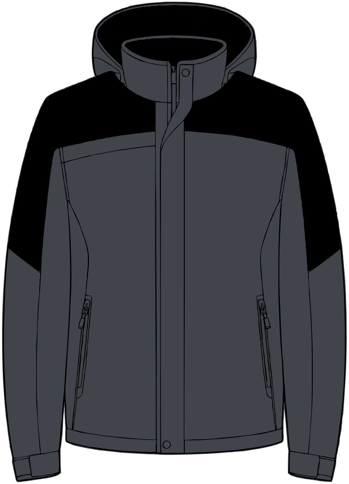EMPIRE Men's Tall Insulated Hooded Jacket — Empire Gold Letter