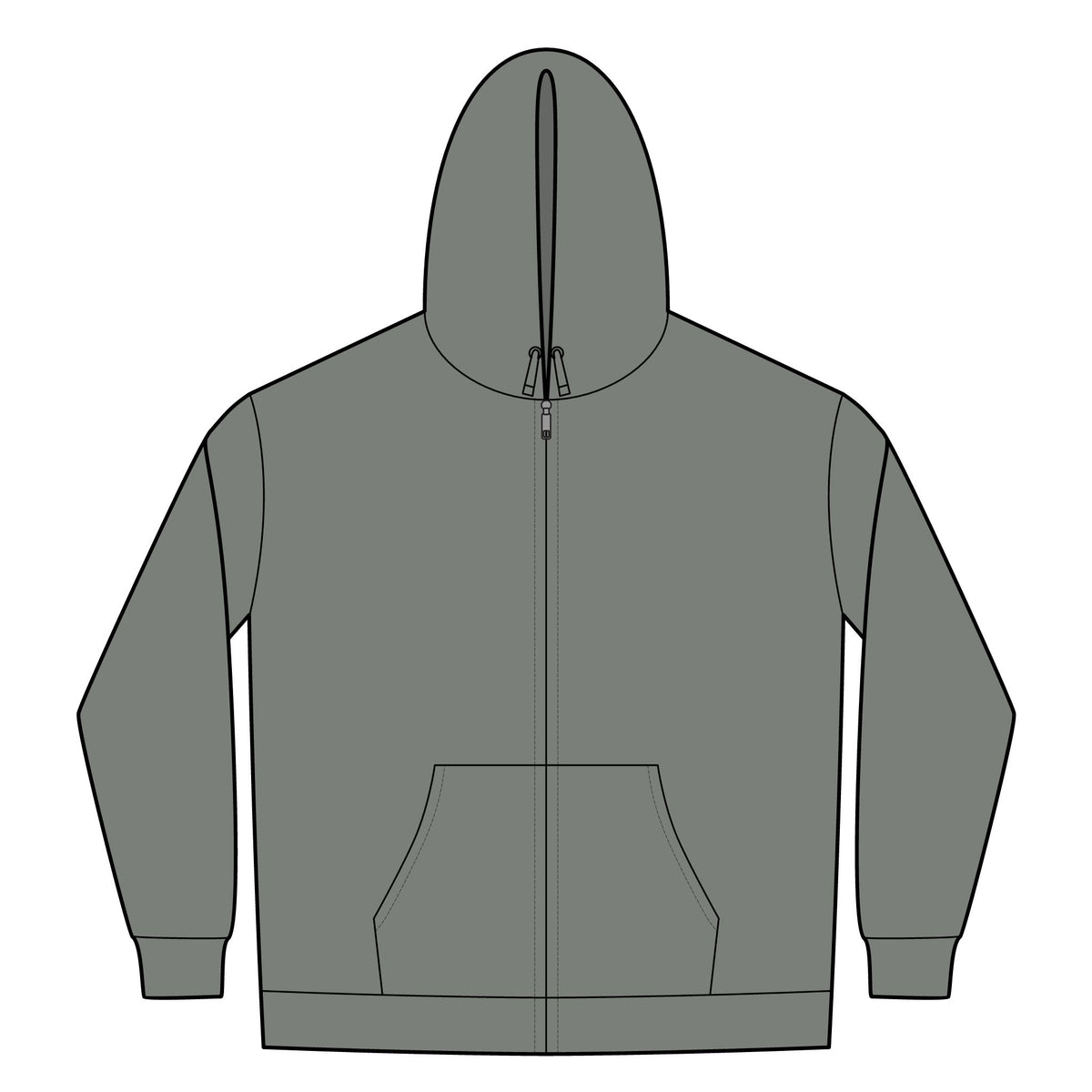 EMPIRE Men's Heavyweight Sherpa-Lined Zip Hoodie