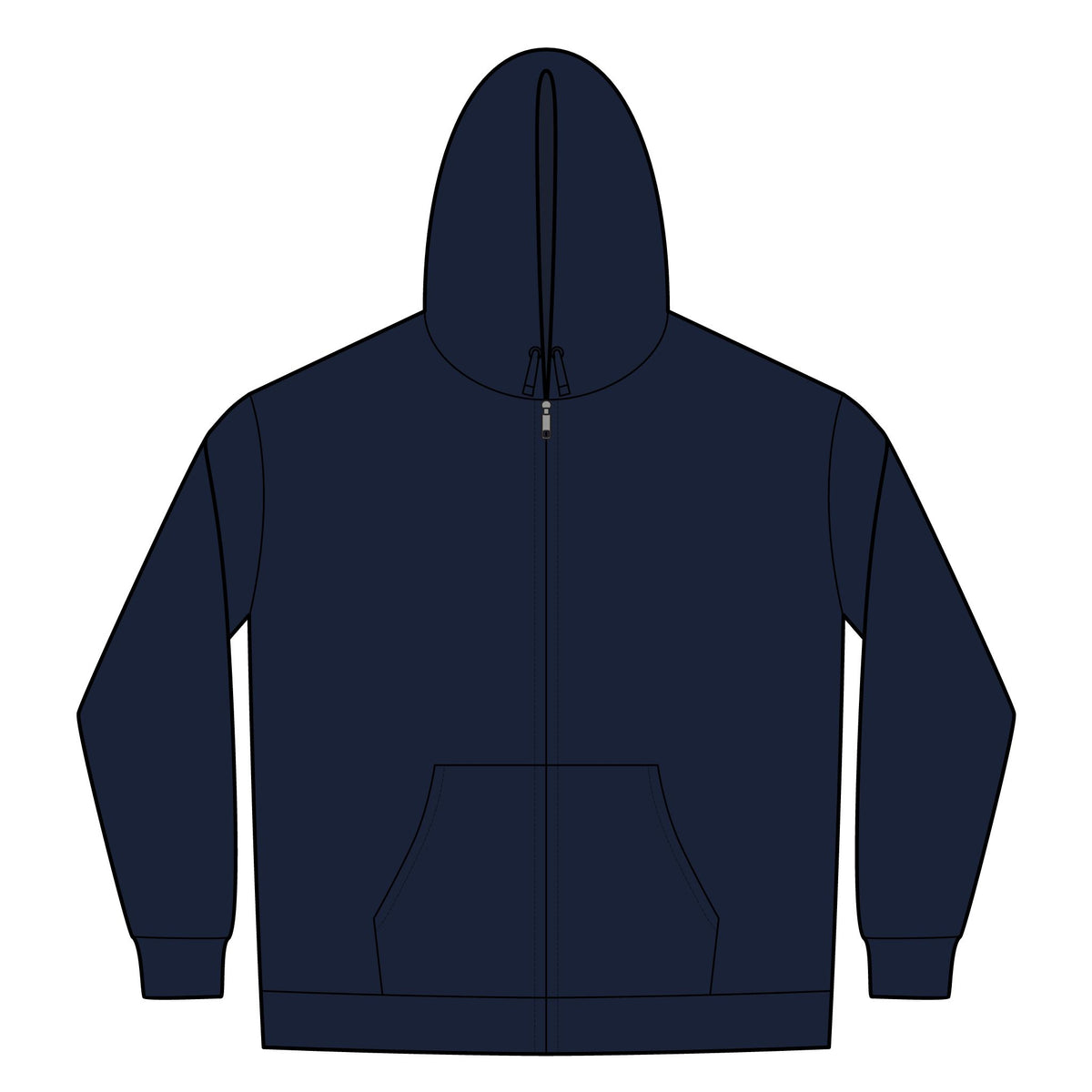 EMPIRE Men's Heavyweight Sherpa-Lined Zip Hoodie
