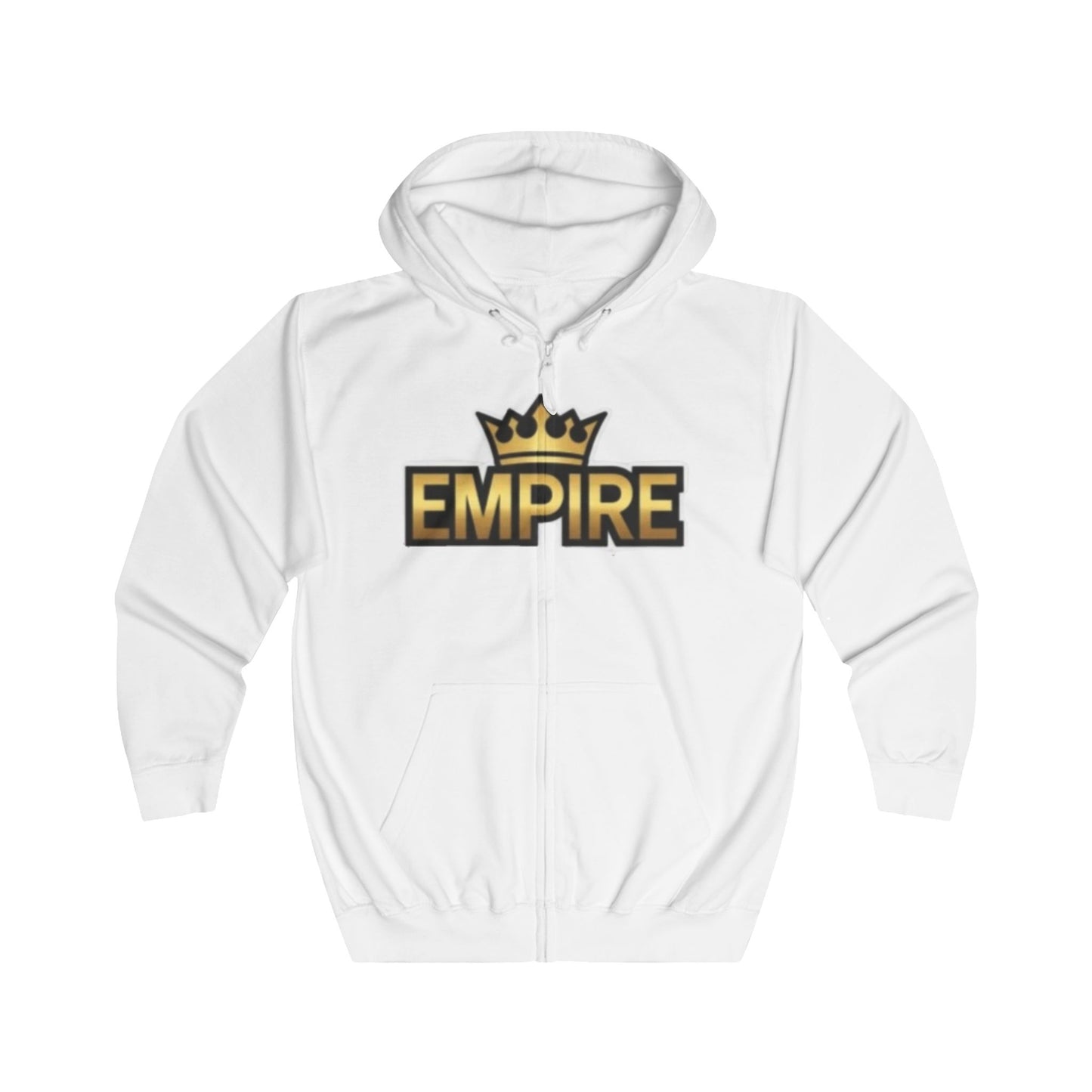 EMPIRE Geometric Crown Pullover Hoodie — Premium Men's Modern Streetwear