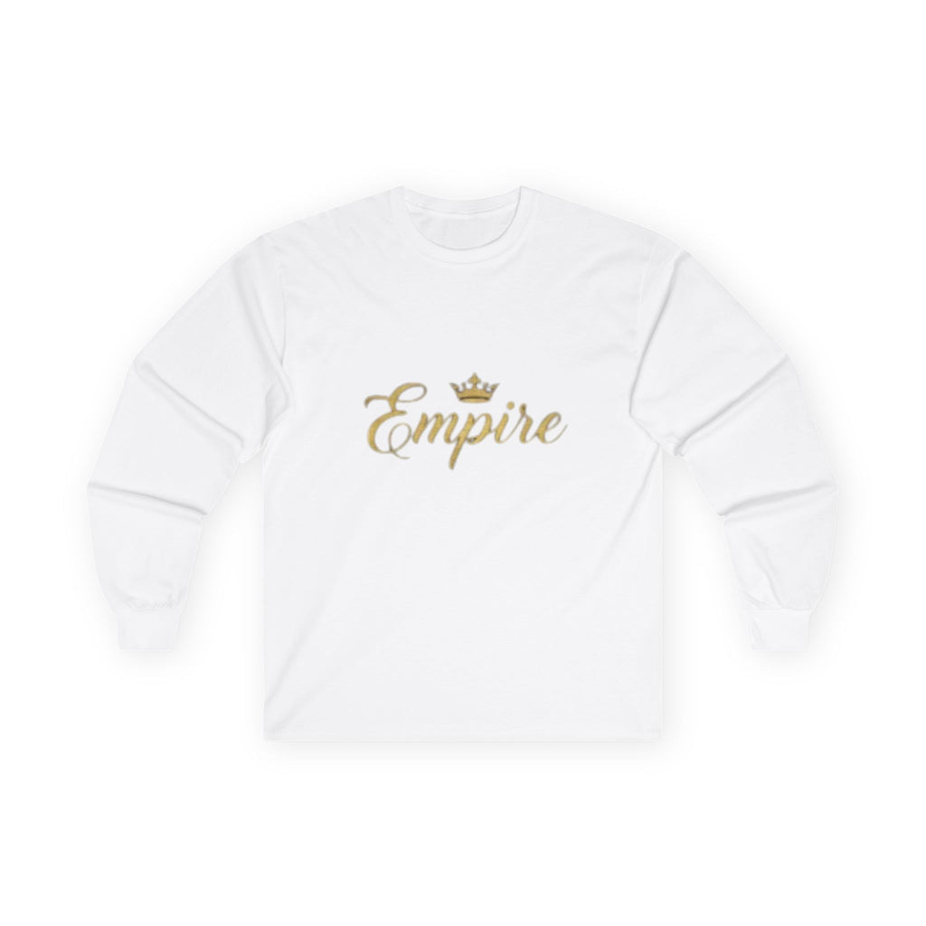 EMPIRE Long Sleeve Tee Red — Bold Women's Cotton Shirt