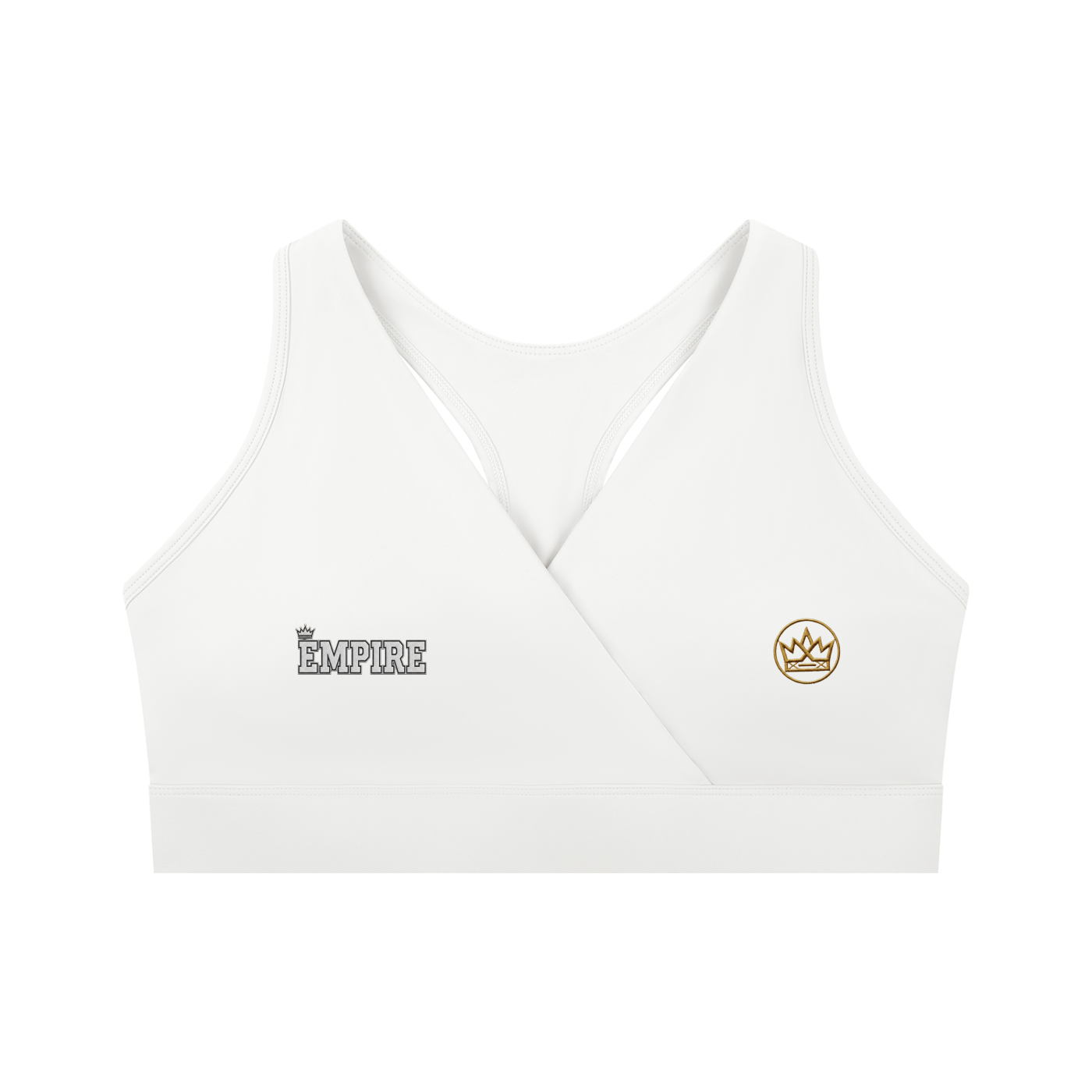 EMPIRE Women Sports Bra — Crossover V-Neck Collection