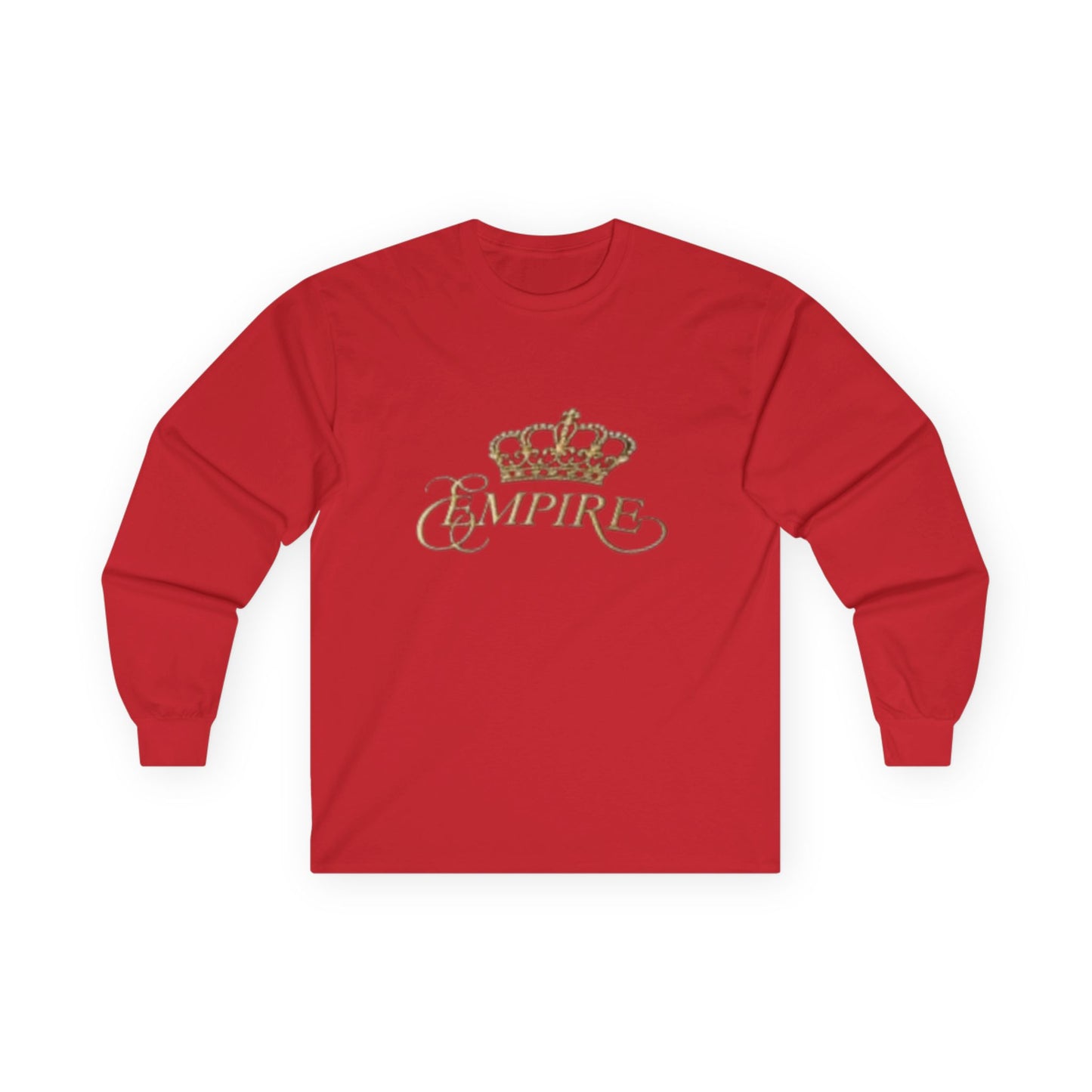 EMPIRE Crown Long Sleeve Tee — Premium Men's Cotton Shirt