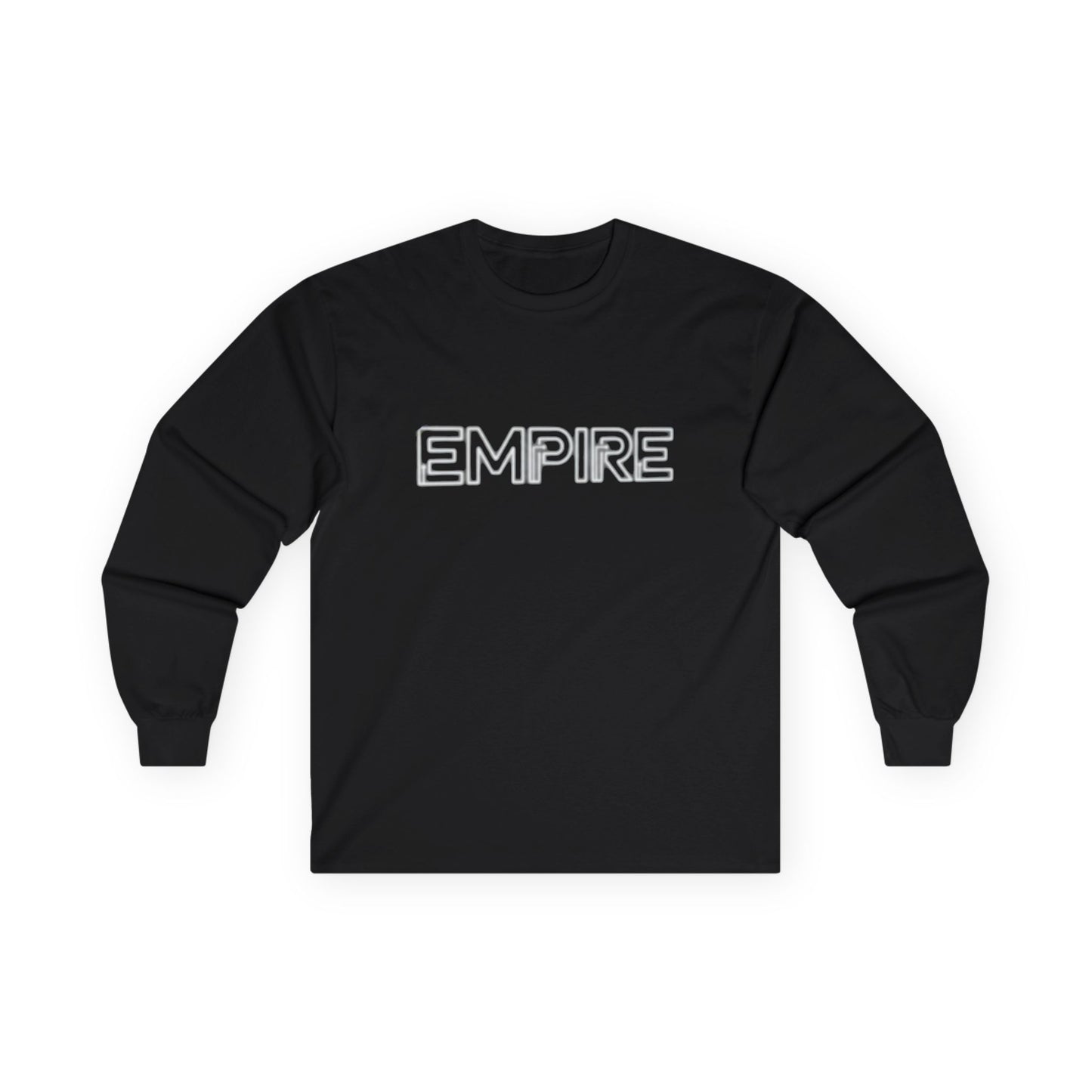 EMPIRE Crown Long Sleeve Tee — Premium Men's Cotton Shirt