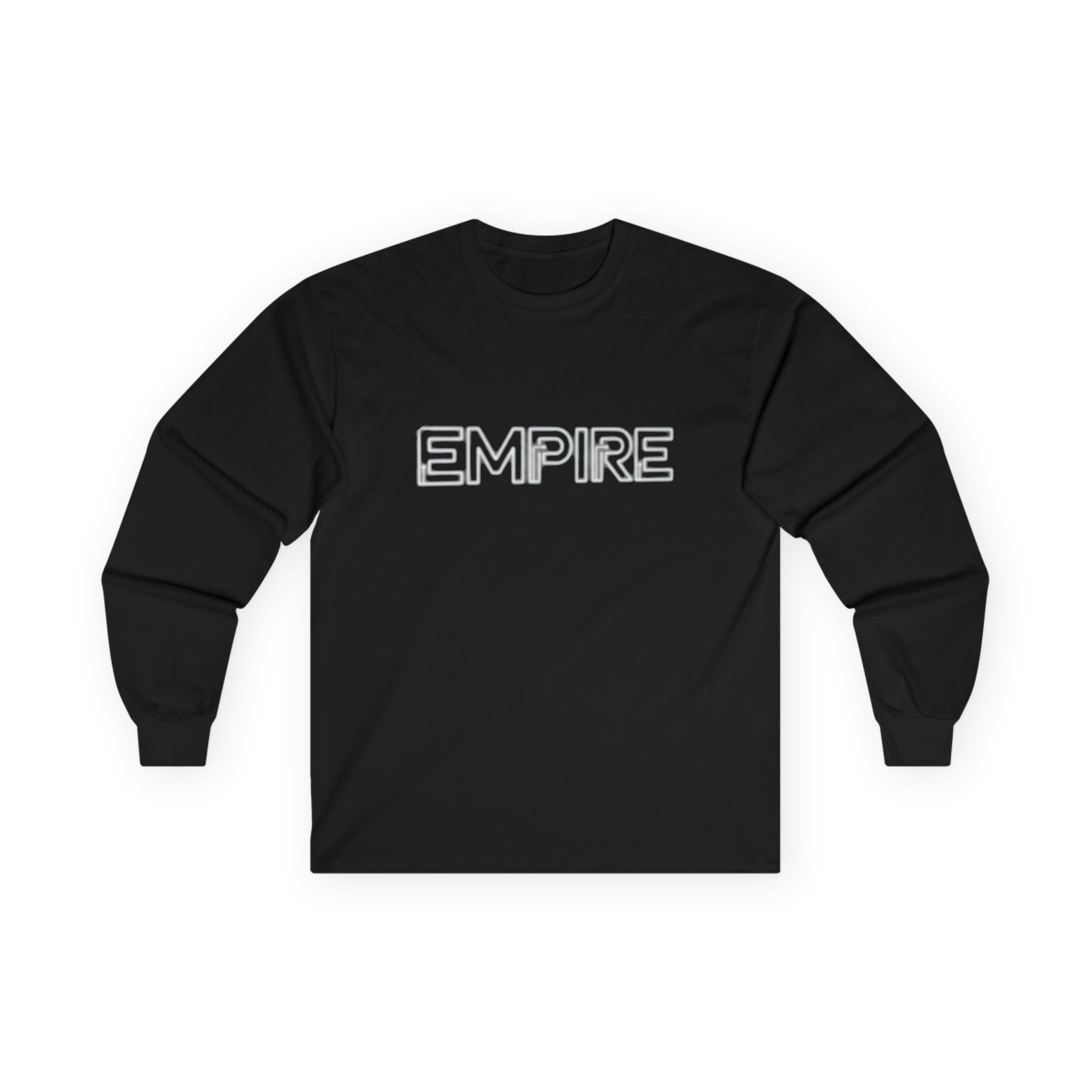EMPIRE Crown Long Sleeve Tee — Premium Men's Cotton Shirt