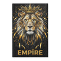 EMPIRE Lion Area Rug — Regal Gold Crowned Lion Decor