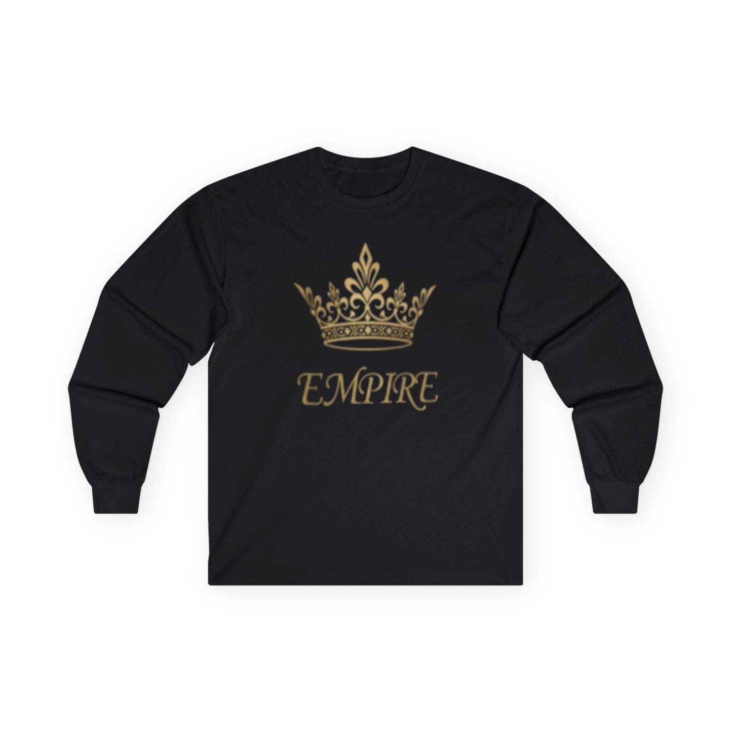 EMPIRE Long Sleeve Tee Black — Classic Women's Cotton Shirt