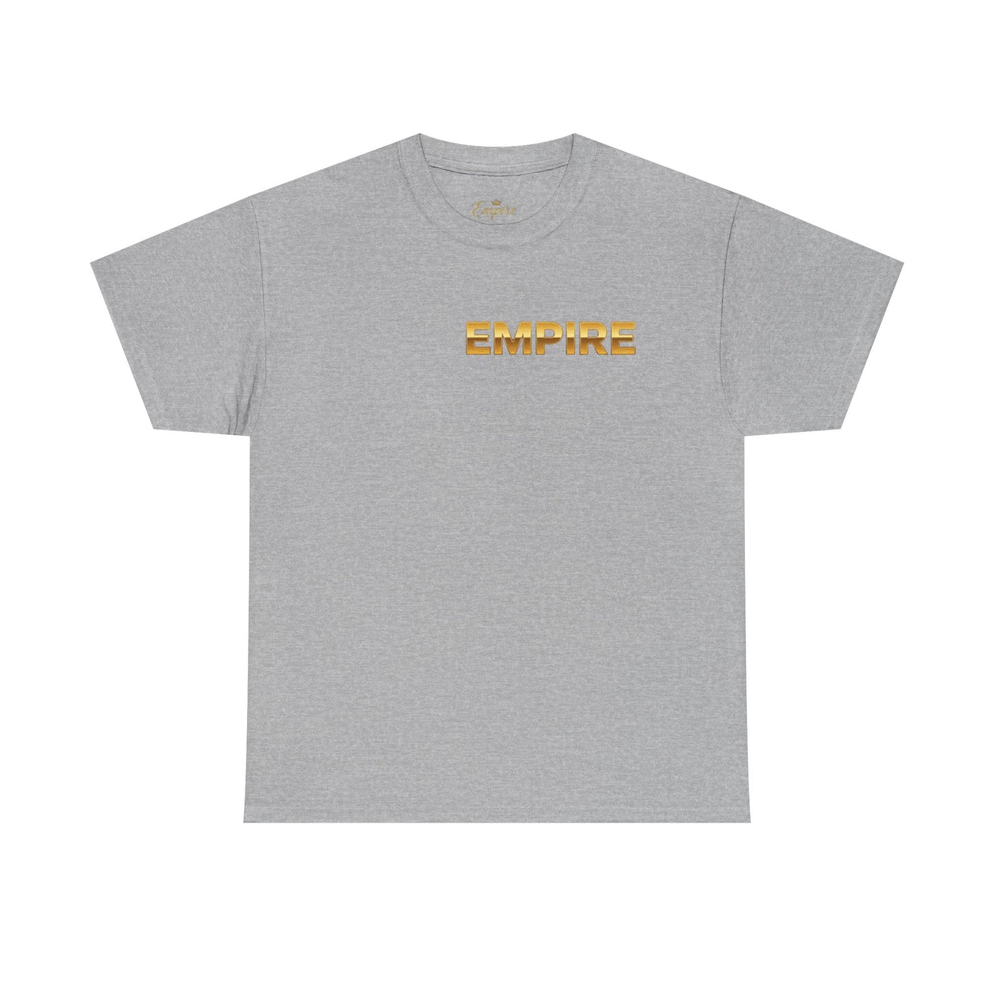 EMPIRE Crown Heavy Cotton Tee — Premium Men's T-Shirt