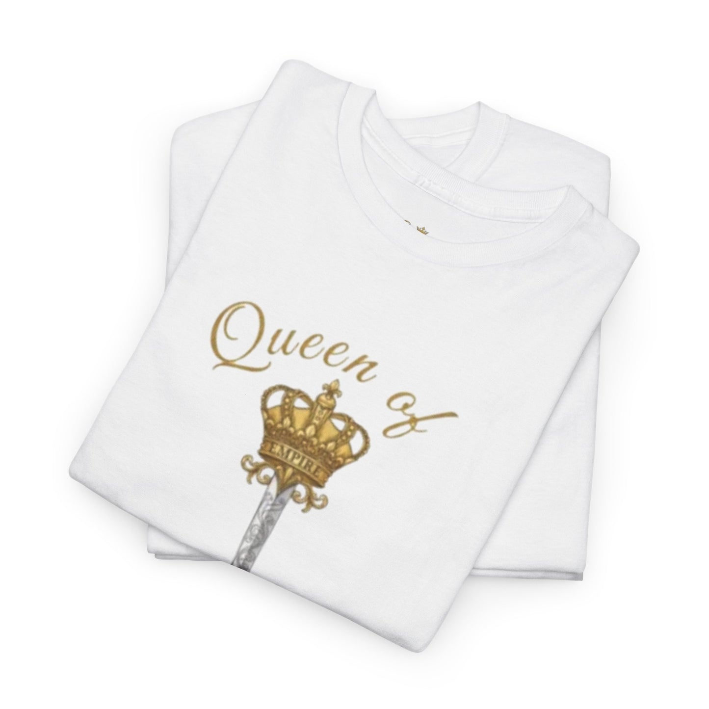 EMPIRE Skull Crown Heavy Cotton Tee — Bold Women's Streetwear