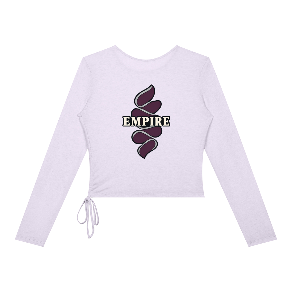 EMPIRE Women's Ruched Long-Sleeve Top — Empire Halo Petals