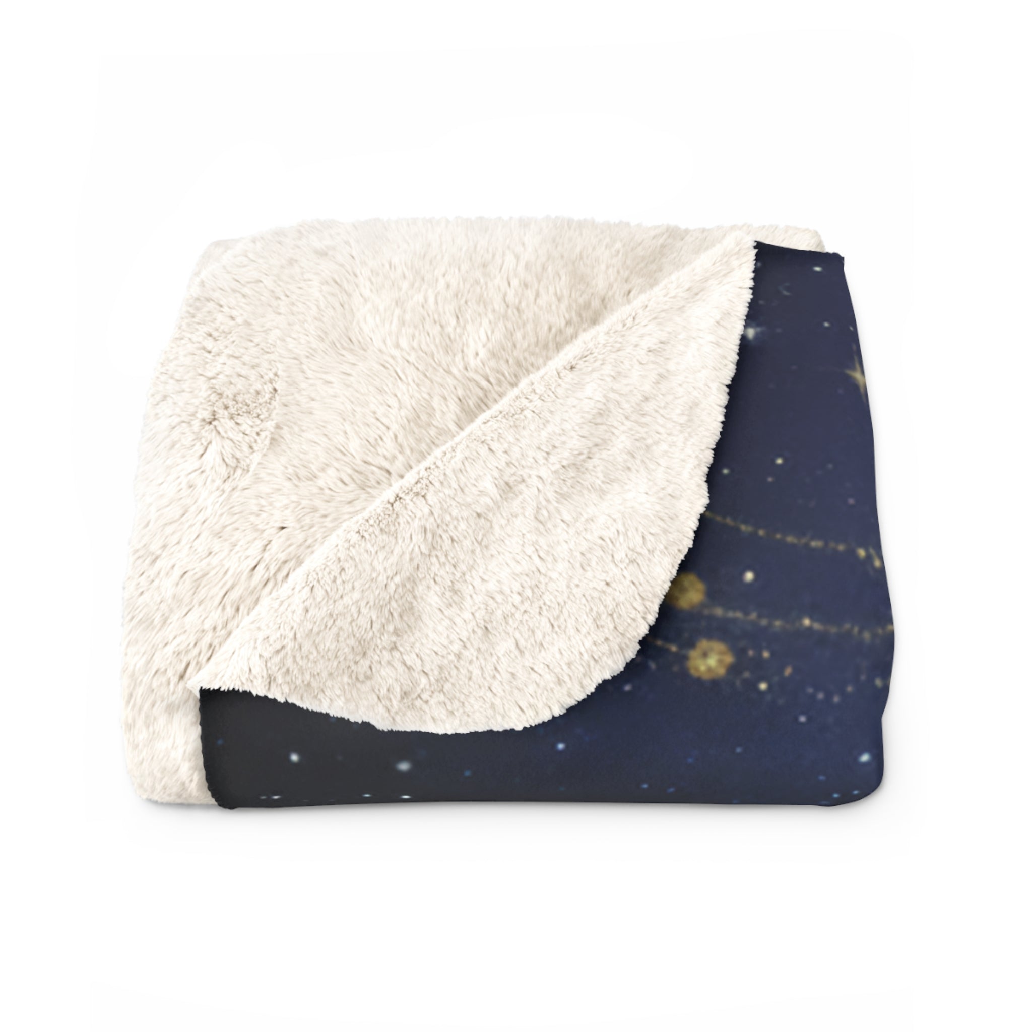 EMPIRE Sherpa Fleece Blanket — Moonlit Wolves Winter