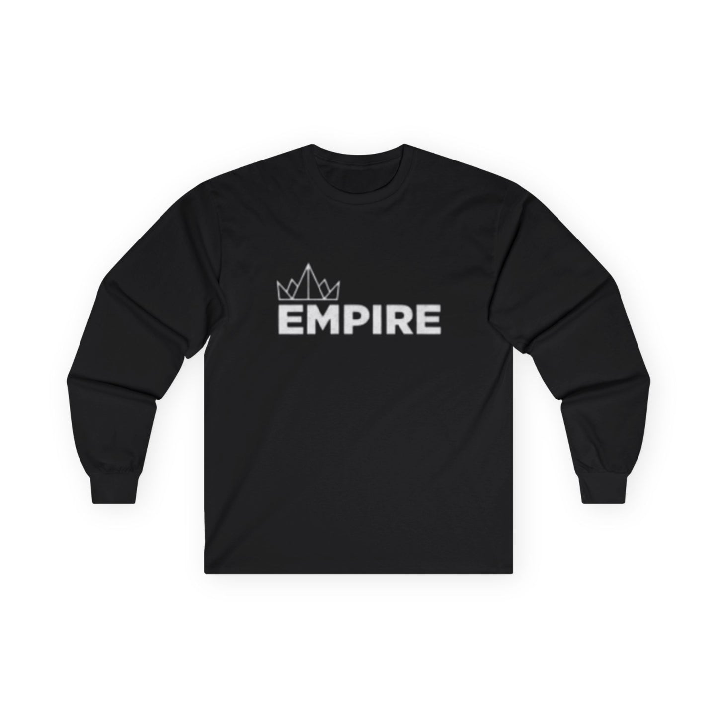 EMPIRE Crown Long Sleeve Tee — Premium Men's Cotton Shirt