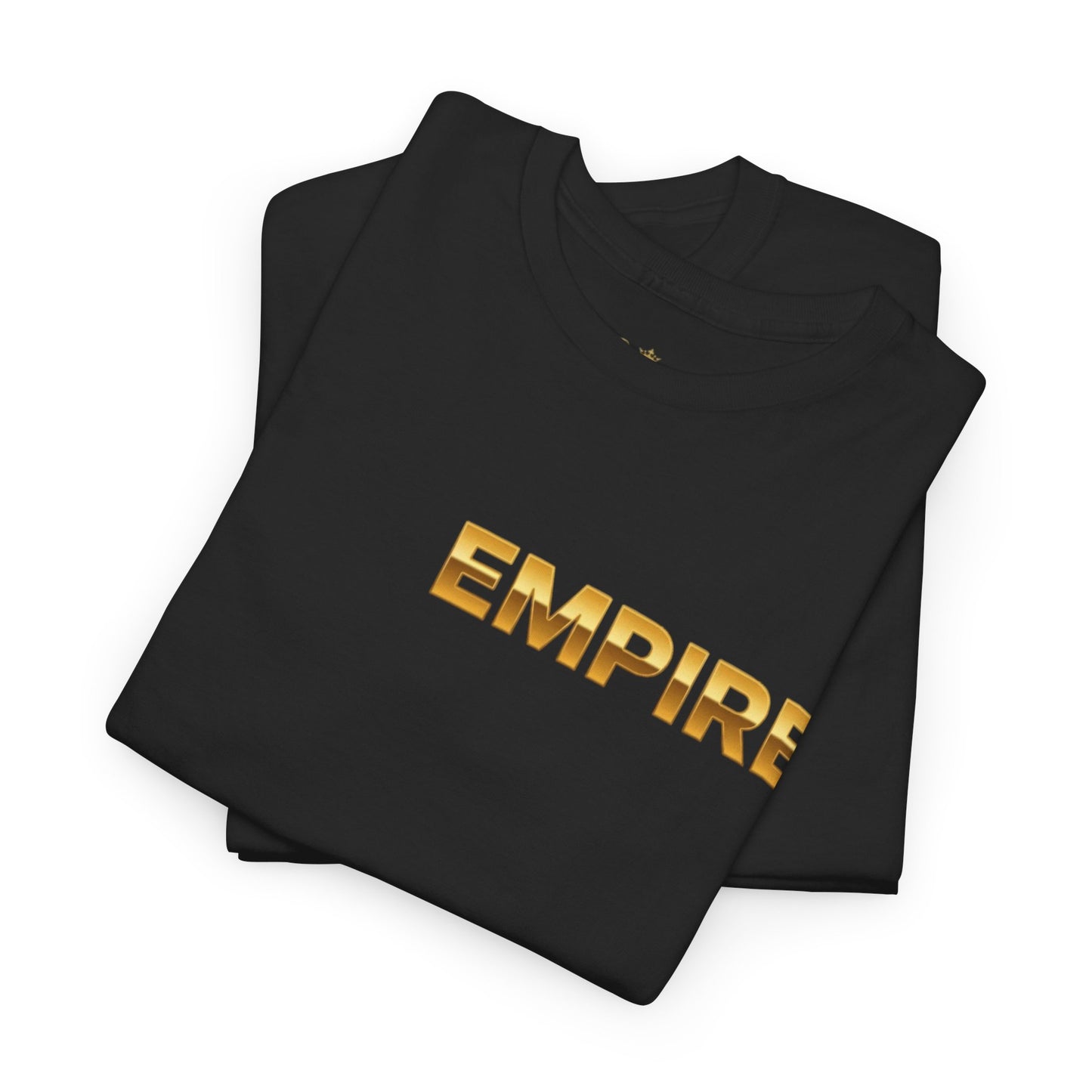 EMPIRE Crown Heavy Cotton Tee — Premium Men's T-Shirt