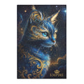 EMPIRE Mystic Cat Area Rug — Blue Galaxy Feline Decor