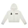 EMPIRE Women's Short Full-Zip Hoodie — Empire Velvet Moth