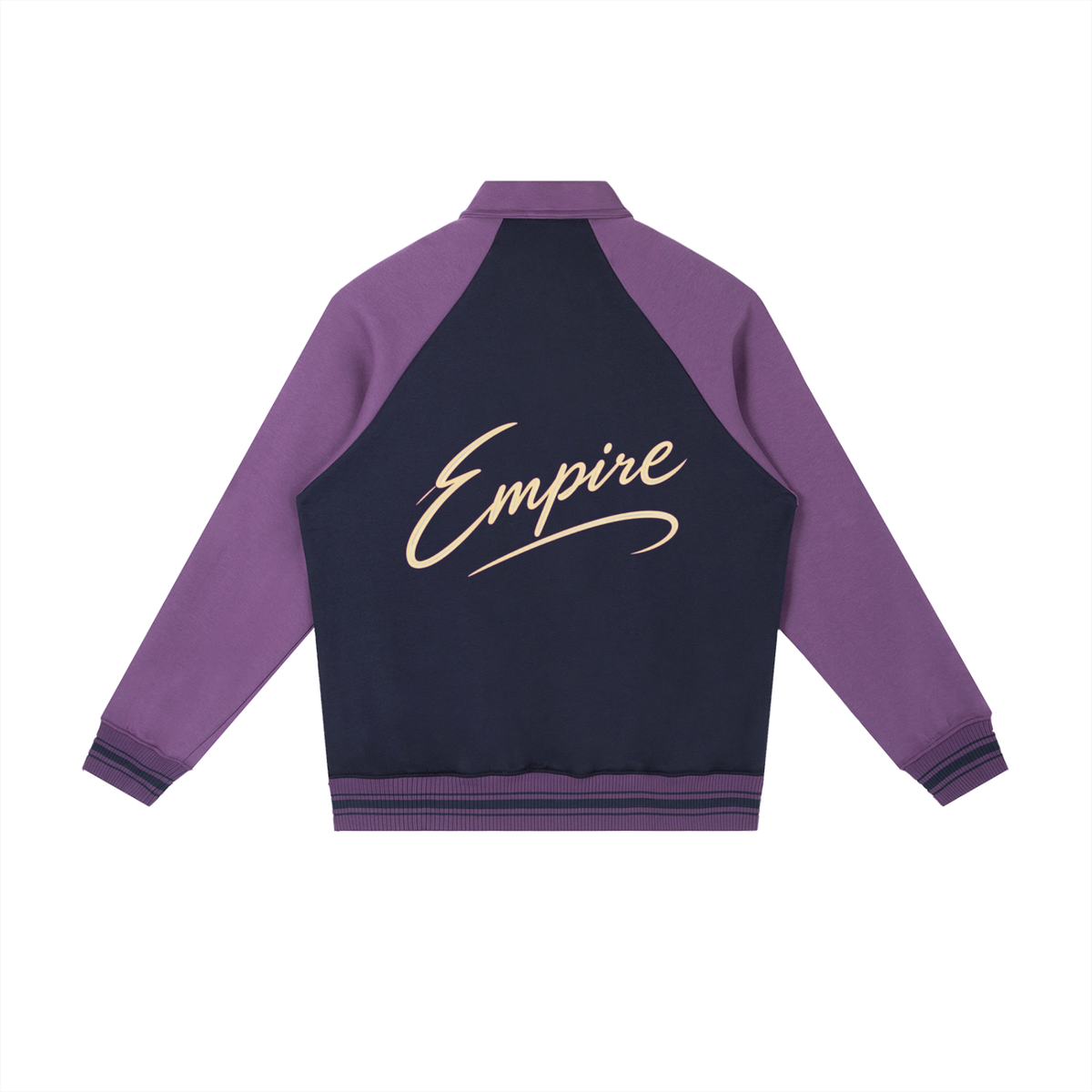 EMPIRE Women's Contrast Raglan Baseball Jacket — Empire Signature