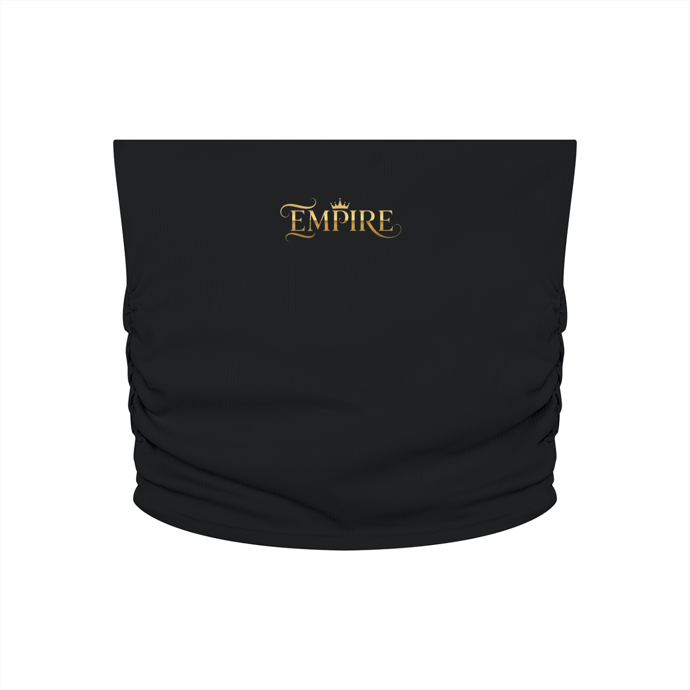 EMPIRE Ruched Crop Top — Performance Redefined