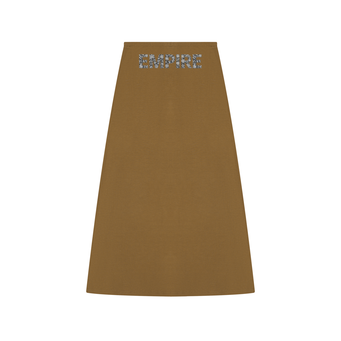 EMPIRE Solid Color Knit Maxi Skirt — Draped Authority