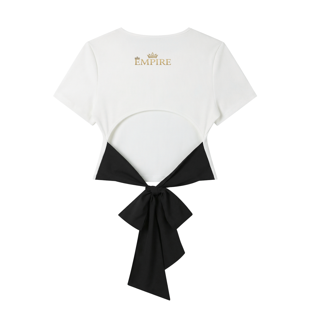 EMPIRE Slim Fit Boatneck T-Shirt — Premium Women's Streetwear