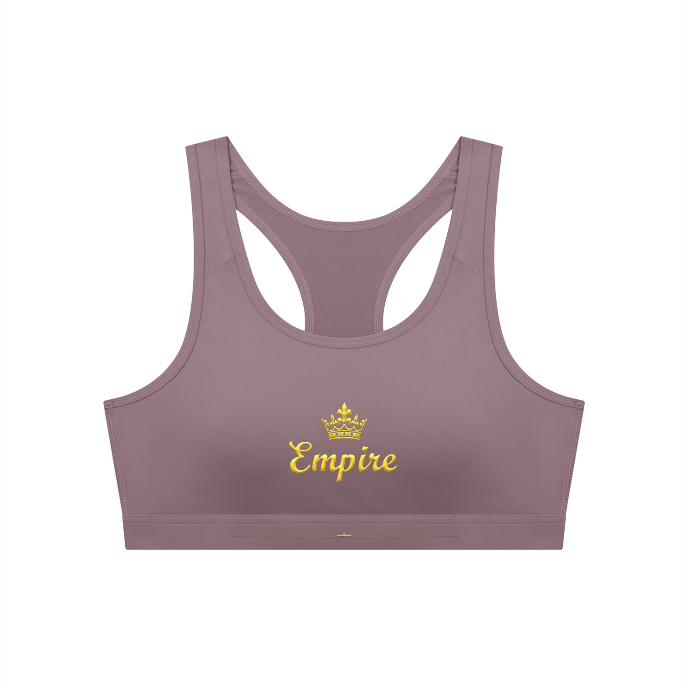 EMPIRE Cropped Sports Bra — Premium Women's Activewear